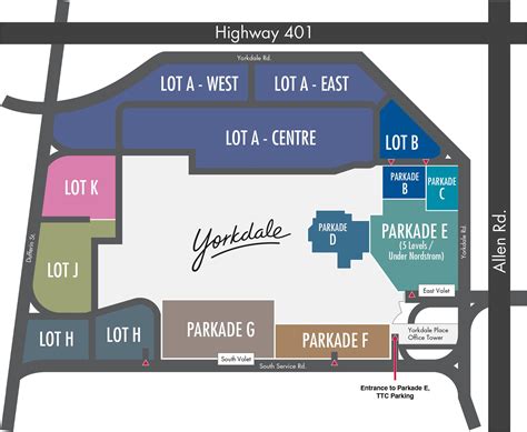 yorkdale shopping centre map.